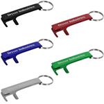 KH23321 Knox Bottle Opener Key Chain With Phone Holder And Custom Imprint